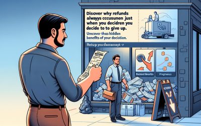 Zašto se povrat novca uvek dešava kad odustaneš